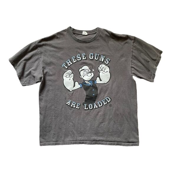 Gildan Other - Vintage Popeye T-Shirt Gray Size XL Gray